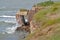 The ruins of the casemate of the naval fort `West.` Baltiysk, Kaliningrad region