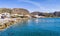 Ruins of Castel Selino in Paleochora, Crete island, Greece