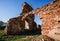 Ruins of the castle in Golshany spring day, Belarus