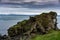 Ruins of the castle Kinbane on the Kinbane head