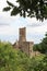 Ruins of the castle LÃ¶wenburg in Eifel village Monreal, Germany