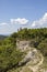 Ruins of the castle Ostry Kamen, Little Little Carpathian mountains Slovakia