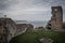 The ruins of a castle in Scarborough.