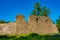 Ruins of a castle in Valmiera, Latvia