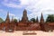 The ruins of Chaiwatthanaram Temple in Thailand. It was a royal temple complex during the Ayutthaya Period