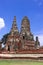 The ruins of Chaiwatthanaram Temple in Thailand. It was a royal temple complex during the Ayutthaya Period