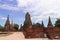 The ruins of Chaiwatthanaram Temple in Thailand. It was a royal temple complex during the Ayutthaya Period