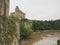 The ruins of Chepstow Castle, Wales