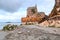 Ruins Church of Mont Saint Michel