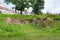 The ruins of the church of St. John the Baptist. The Nile Desert. The monastery of the Nilo - Stolobenskaya Pustyn. Tver region.