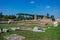 Ruins at Circulus Maximus in Rome, Italy