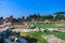 Ruins at Circulus Maximus in Rome, Italy