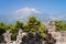 Ruins of the city of Phaselis, tourist attraction of Turkey