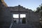 Ruins of the college of San JerÃ³nimo in Ãvila, Spain at dawn.