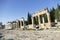 Ruins of collonaded street near the Arch of Domitian