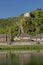 Ruins of crevecoeur castle in Bouvignes sur Meuse