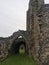 Ruins of Croxden Abbey, nestled deep in Staffordshire countryside