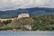 The ruins of Czorsztyn Castle in Poland