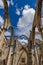 Ruins of the destroyed Carmo Church - Lisbon Portugal