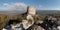 The ruins of the Devieky castle in Palava hills