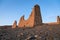 Ruins of Djanpik qala in Karakalpakstan region of Uzbekistan