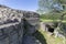 Ruins of the Domos monastery church at the Danube bend in Hungary