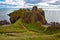 Ruins of Dunnottar Castle on Aberdeenshire coast, Scotland