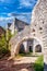 Ruins of Dvigrad. Dvigrad is an abandoned medieval town in central Istria, Croatia