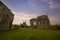 The ruins of Egglestone Abbey near Castle Barnard in County Durham