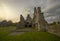 The ruins of Egglestone Abbey near Castle Barnard in County Durham