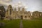 The ruins of Egglestone Abbey near Castle Barnard in County Durham