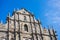 Ruins facade of St.Paul`s Cathedral in Macau