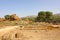 Ruins in famous ancient Valley of Temples of Agrigento, Sicily, Italy. UNESCO World Heritage Site