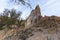 Ruins of the  farmhouse in Escariantes Spain