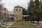 Ruins of Feudal Tower in city of Skopje, Republic of Macedonia