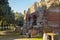 Ruins of the Flavian Amphitheater in Pozzuoli.