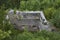 Ruins in the forest. Gallenstein Castle. Austria