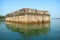 Ruins of Former Wat Wang Wirekaram Temple, Part of the Amazing Underwater City in Sangkhlaburi, Thailand