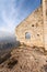 Ruins of the Fort Mollinary and Adige Valley near Verona Italy