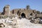 Ruins of fortified Crusader City in Caesarea