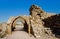 Ruins of fortress Avdat, Israel historical site in the Judean de