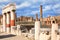 Ruins of the Forum of Pompeii, Campania, Italy, Europe