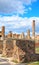 Ruins of the Forum of Pompeii, Campania, Italy, Europe