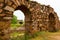 Ruins fragment of Tughlaqabad Fort in Delhi India