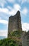 The ruins of the Freudenberg Castle in Bad Ragaz in Southeastern Switzerland