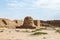 Ruins of Gaochang, Turpan, China. Dating more than 2000 years, they are the oldest ruins in Xinjiang
