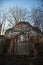 Ruins of the gates of the abandoned estate of Chernyshov, the village of Yaropolets.