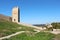 Ruins of the Genoese fortress in the city of Feodosia