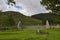 The Ruins of Glens Parish Church lie next to Loch Lee within the Valley of Glen Esk.