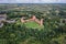 Ruins of Gothic Castle in Czersk village, Poland